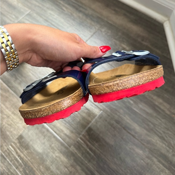 NWT Brand new Birkenstock sandals blue red 10 - Picture 5 of 6